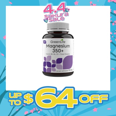 GREENLIFE - Magnesium 350+ Capsules 90s
