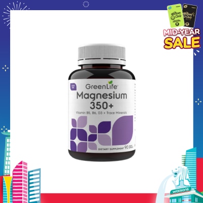 GREENLIFE Magnesium 350+ Capsules 90s