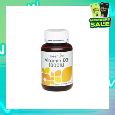 GREENLIFE Vitamin D3 1000IU Softgel 90s