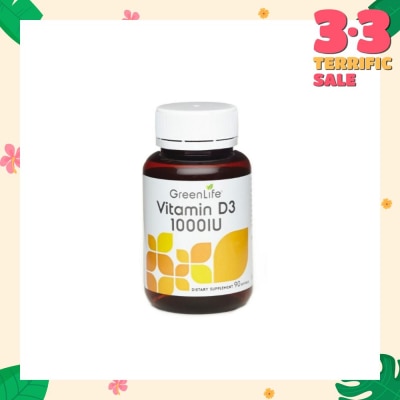 GREENLIFE Vitamin D3 1000IU Softgel 90s