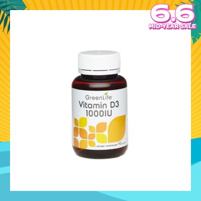 GREENLIFE Vitamin D3 1000IU Softgel 90s