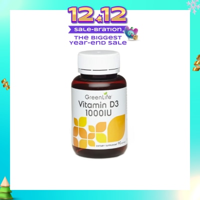 GREENLIFE Vitamin D3 1000IU Softgel 90s