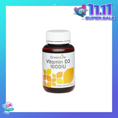 GREENLIFE Vitamin D3 1000IU Softgel 90s