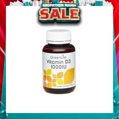 GREENLIFE - Vitamin D3 1000IU Softgel 90s