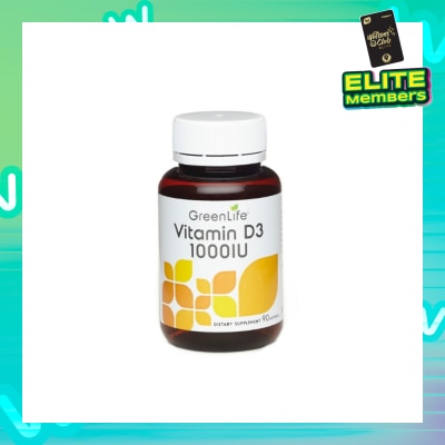 GREENLIFE Vitamin D3 1000IU Softgel 90s