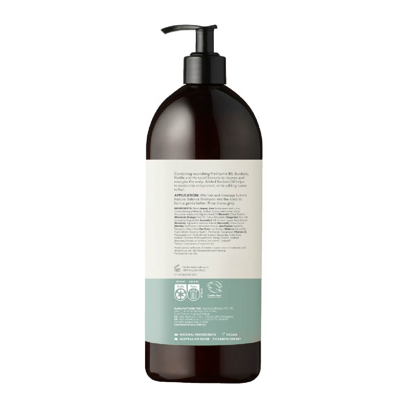 Natural Balance Shampoo 1L