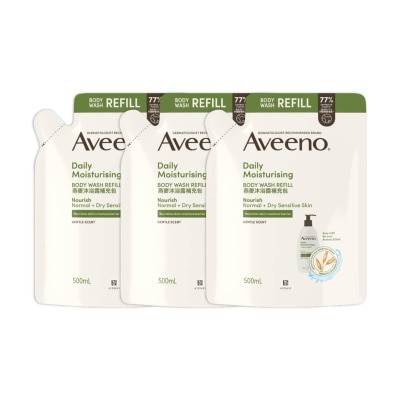 AVEENO - Daily Moisturising Body Wash Refill Pack Bundle Set 1s image