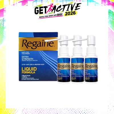 REGAINE - Anti Hair Thinning Extra Strength 5% Minoxidil Topical Solution Bundle Set 1s image