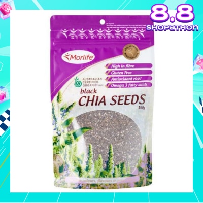MORLIFE  Black Chia Seeds 150g