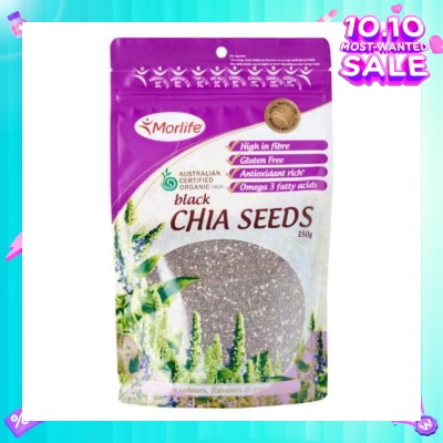 MORLIFE  Black Chia Seeds 150g