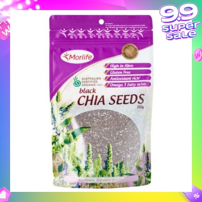 MORLIFE  Black Chia Seeds 150g