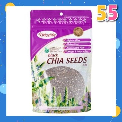 MORLIFE  Black Chia Seeds 150g