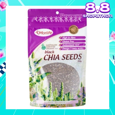 MORLIFE  Black Chia Seeds 150g