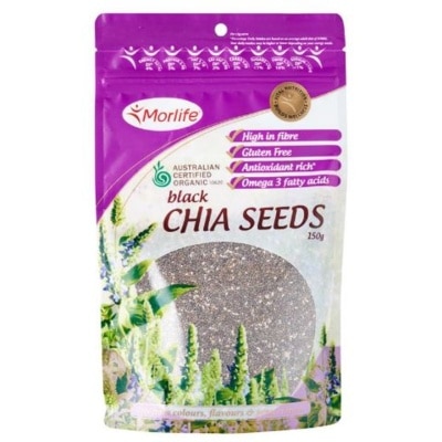 MORLIFE  Black Chia Seeds 150g