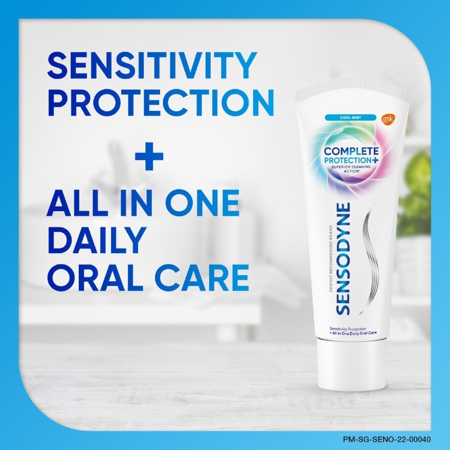 Sensitive Teeth Oral Care Toothpaste Complete Protection Cool Mint (Dental Sensitivity Relief) 100g