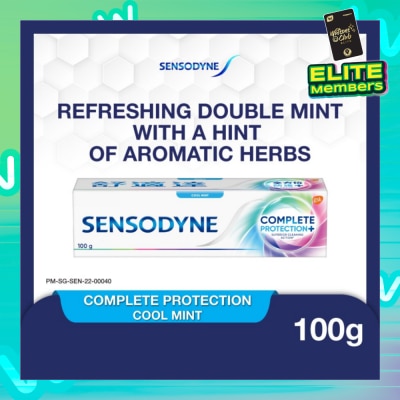 SENSODYNE Sensitive Teeth Oral Care Toothpaste Complete Protection Cool Mint (Dental Sensitivity Relief) 100g