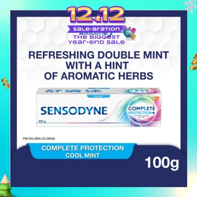 SENSODYNE Sensitive Teeth Oral Care Toothpaste Complete Protection Cool Mint (Dental Sensitivity Relief) 100g