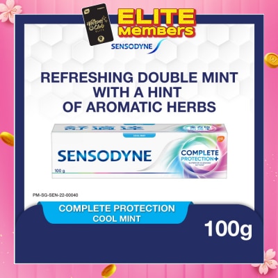 SENSODYNE Sensitive Teeth Oral Care Toothpaste Complete Protection Cool Mint (Dental Sensitivity Relief) 100g
