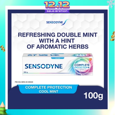 SENSODYNE Sensitive Teeth Oral Care Toothpaste Complete Protection Cool Mint (Dental Sensitivity Relief) 100g