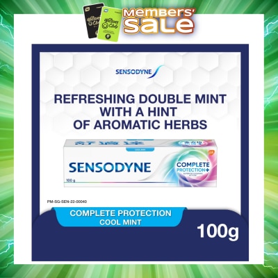 SENSODYNE - Sensitive Teeth Oral Care Toothpaste Complete Protection Cool Mint (Dental Sensitivity Relief) 100g