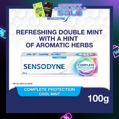 SENSODYNE Sensitive Teeth Oral Care Toothpaste Complete Protection Cool Mint (Dental Sensitivity Relief) 100g