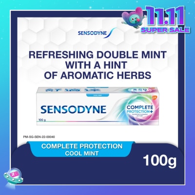 SENSODYNE Sensitive Teeth Oral Care Toothpaste Complete Protection Cool Mint (Dental Sensitivity Relief) 100g