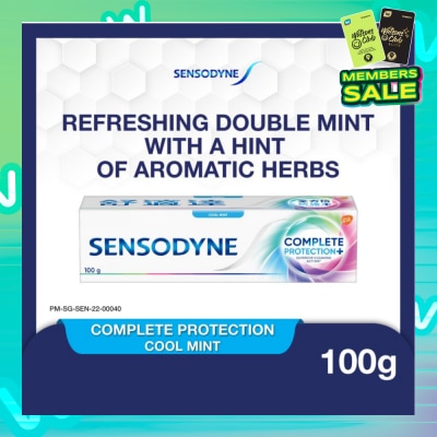 SENSODYNE Sensitive Teeth Oral Care Toothpaste Complete Protection Cool Mint (Dental Sensitivity Relief) 100g