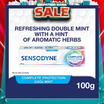 SENSODYNE - Sensitive Teeth Oral Care Toothpaste Complete Protection Cool Mint (Dental Sensitivity Relief) 100g