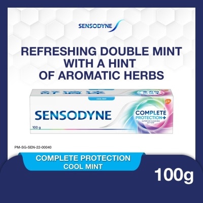 SENSODYNE Sensitive Teeth Oral Care Toothpaste Complete Protection Cool Mint (Dental Sensitivity Relief) 100g