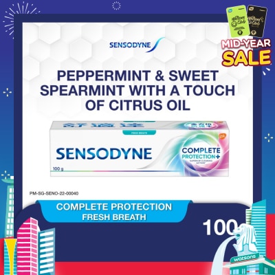 SENSODYNE Sensitive Teeth Oral Care Toothpaste Complete Protection Fresh Breath (Dental Sensitivity Relief) 100g