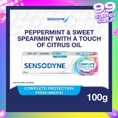 SENSODYNE Sensitive Teeth Oral Care Toothpaste Complete Protection Fresh Breath (Dental Sensitivity Relief) 100g