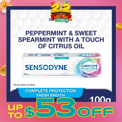 SENSODYNE Sensitive Teeth Oral Care Toothpaste Complete Protection Fresh Breath (Dental Sensitivity Relief) 100g