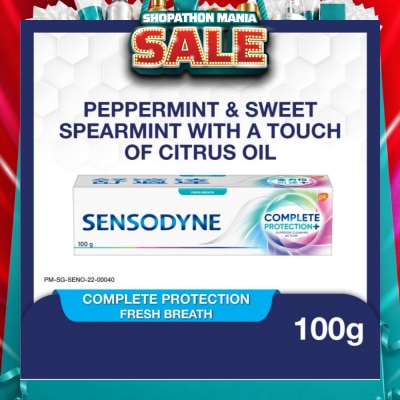 SENSODYNE - Sensitive Teeth Oral Care Toothpaste Complete Protection Fresh Breath (Dental Sensitivity Relief) 100g