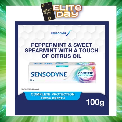 SENSODYNE - Sensitive Teeth Oral Care Toothpaste Complete Protection Fresh Breath (Dental Sensitivity Relief) 100g