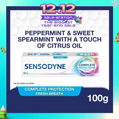 SENSODYNE Sensitive Teeth Oral Care Toothpaste Complete Protection Fresh Breath (Dental Sensitivity Relief) 100g