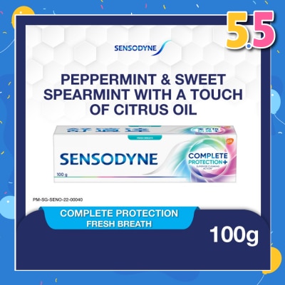 SENSODYNE Sensitive Teeth Oral Care Toothpaste Complete Protection Fresh Breath (Dental Sensitivity Relief) 100g
