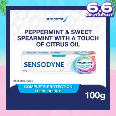SENSODYNE Sensitive Teeth Oral Care Toothpaste Complete Protection Fresh Breath (Dental Sensitivity Relief) 100g