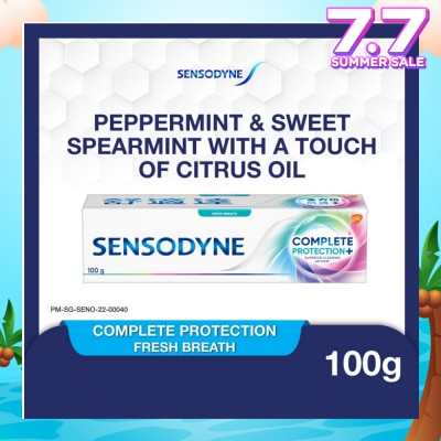 SENSODYNE Sensitive Teeth Oral Care Toothpaste Complete Protection Fresh Breath (Dental Sensitivity Relief) 100g