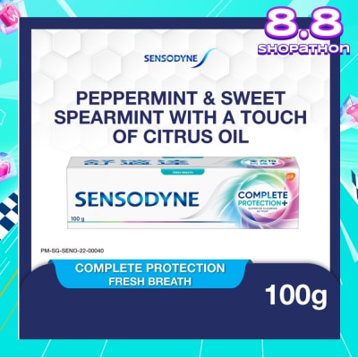 SENSODYNE Sensitive Teeth Oral Care Toothpaste Complete Protection Fresh Breath (Dental Sensitivity Relief) 100g