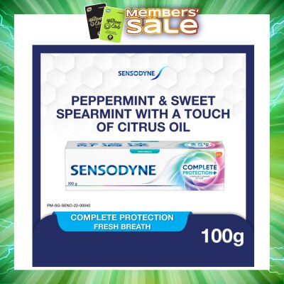 SENSODYNE - Sensitive Teeth Oral Care Toothpaste Complete Protection Fresh Breath (Dental Sensitivity Relief) 100g