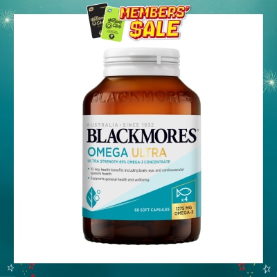 BLACKMORES - Ultra Strength 4x Omega Fish Oil Capsule 60s