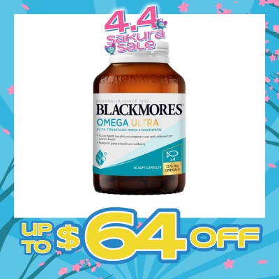 BLACKMORES - Ultra Strength 4x Omega Fish Oil Capsule 60s