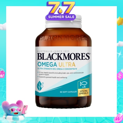 BLACKMORES - Ultra Strength 4x Omega Fish Oil Capsule 60s