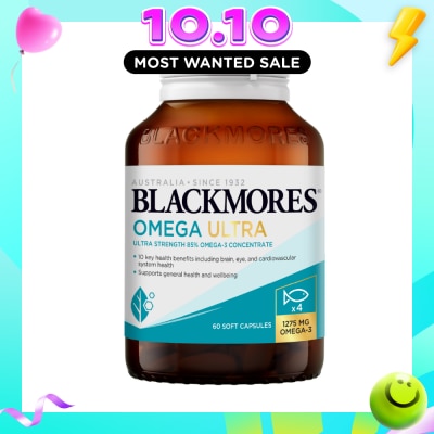 BLACKMORES Ultra Strength 4x Omega Fish Oil Capsule 60s (Expiry: Jul`2027) image