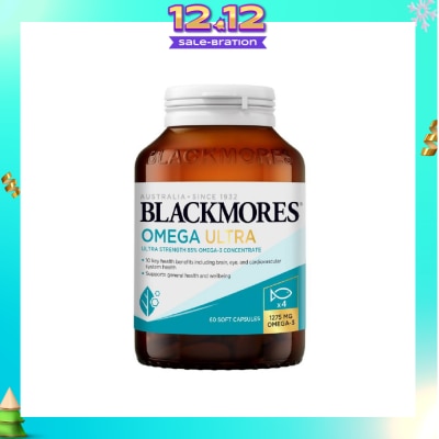 BLACKMORES Ultra Strength 4x Omega Fish Oil Capsule 60s