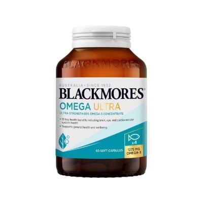BLACKMORES Ultra Strength 4x Omega Fish Oil Capsule 60s