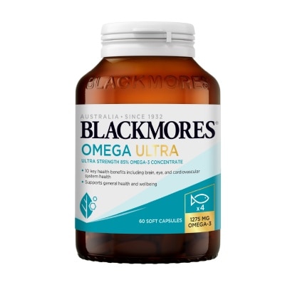 BLACKMORES - Ultra Strength 4x Omega Fish Oil Capsule 60s