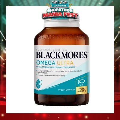 BLACKMORES - Ultra Strength 4x Omega Fish Oil Capsule 60s