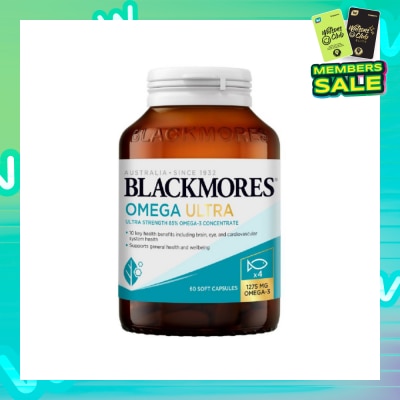 BLACKMORES Ultra Strength 4x Omega Fish Oil Capsule 60s