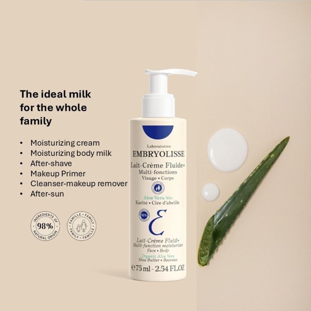 Multi-Function Moisturizer Fluid+ Organic Aloe Vera 75ml